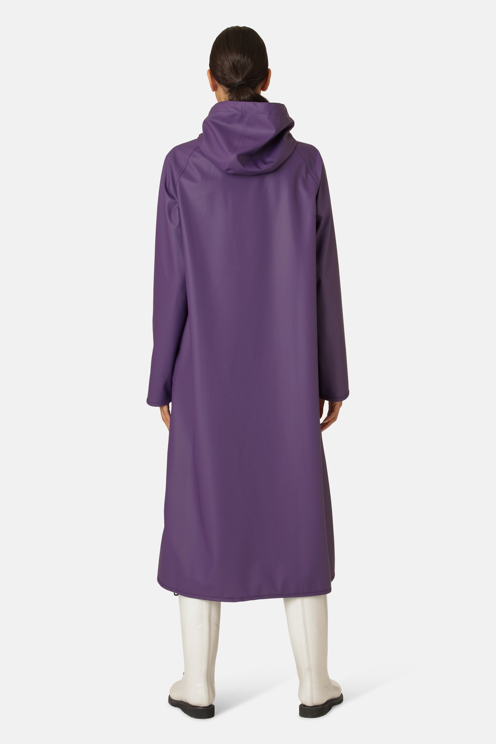 Long Light Raincoat - Purple Rain